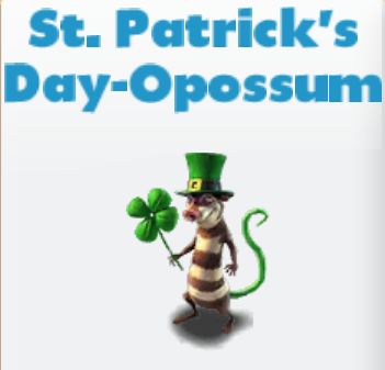 St. Patrick's Day-Opossum